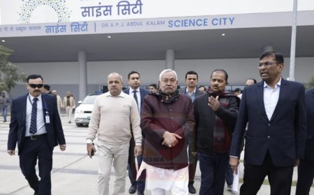 डॉ. एपीजे अब्दुल कलाम साइंस सिटी का सीएम नीतीश ने लिया जायजा, वैज्ञानिक प्रदर्शों की सराहना, बच्चों से संवाद कर बढ़ाया उत्साह