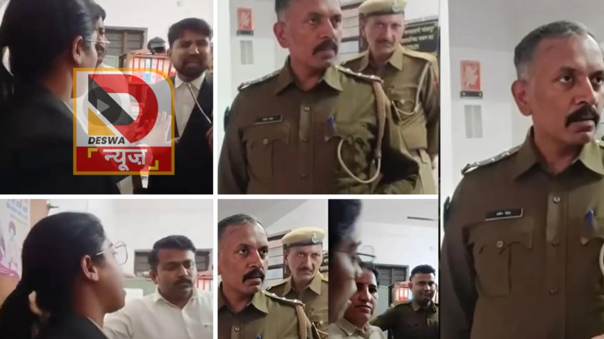 जोधपुर थाने में वकील के साथ दुर्व्यवहार, वायरल वीडियो पर हाईकोर्ट सख्त—SHO व रीडर सस्पेंड