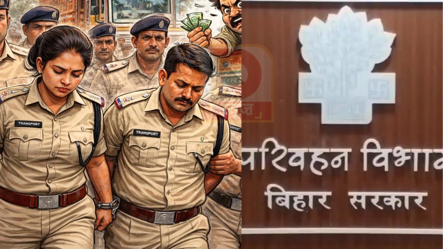 मोतिहारी में रिश्वतखोरी के आरोप में दो परिवहन दारोगा गिरफ्तार, महिला ESI भी शामिल