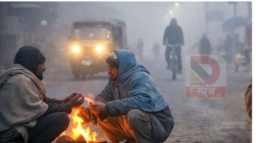 बिहार में ठंड का कहर: 16 जिलों में कोल्ड डे की चेतावनी, 48 घंटे बेहद मुश्किल,पटना में तापमान का अंतर सिर्फ 3.8°C