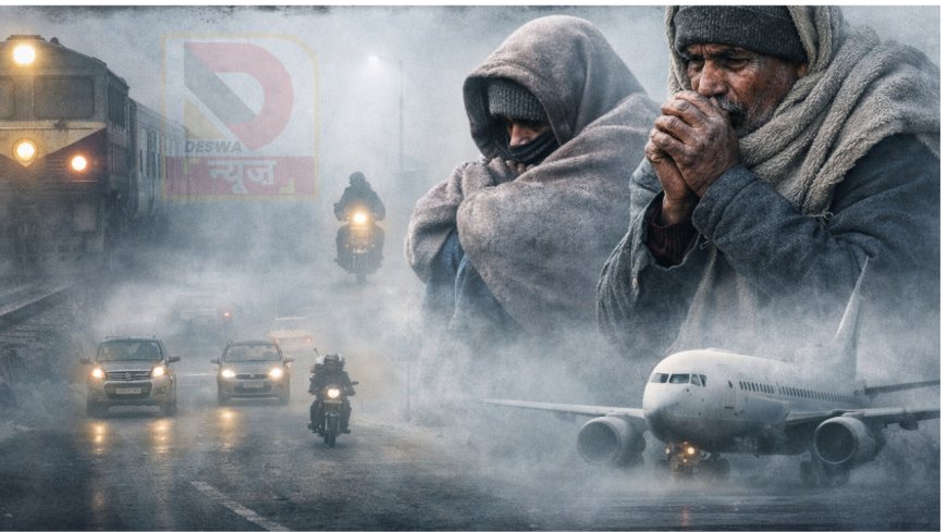 धूप नदारद, गलन बेहिसाब, बिहार में ठंड ने तोड़े सारे पुराने रिकॉर्ड,26 जिलों में कोल्ड डे-ऑरेंज और येलो अलर्ट जारी