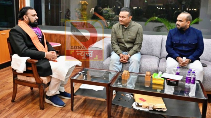 डिप्टी सीएम सम्राट चौधरी से मिले वीरेंद्र सहवाग, बिहार में खेल और क्रिकेट के भविष्य पर हुई अहम बातचीत