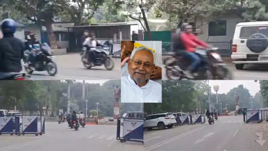 CM आवास के बाहर कानून बेबस! बाइकर्स गैंग ने उड़ाईं ट्रैफिक नियमों की धज्जियां