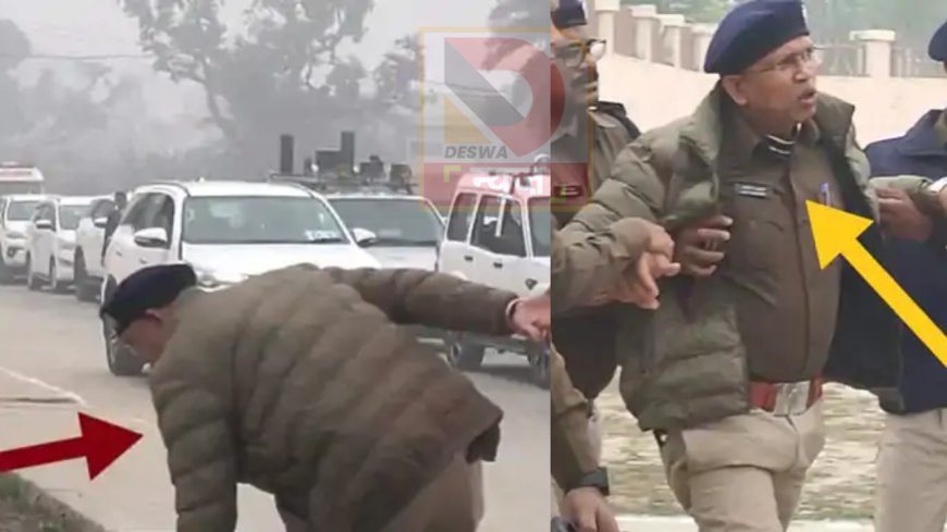 मुख्यमंत्री नीतीश कुमार के काफिले की गाड़ी ने ट्रैफिक DSP को मारी टक्कर, मचा हड़कंप