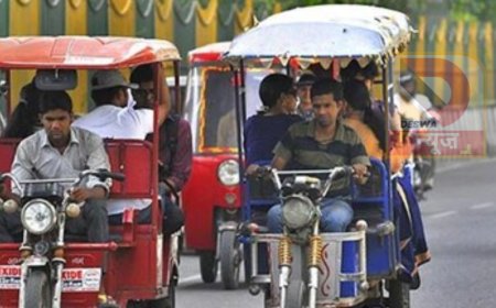 फरवरी से ई-रिक्शा पर सख्ती, 7 हजार शहर से बाहर, 8 हजार सीमित रूट पर