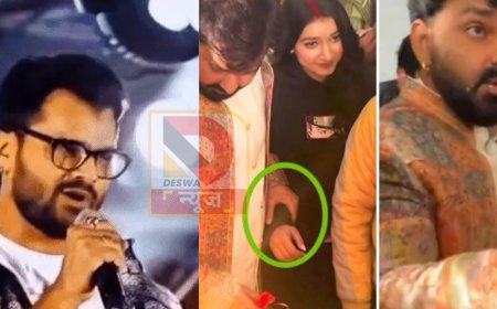 लड़खड़ाते पवन सिंह, सिंदूर वाली महिला और खेसारी का कटाक्ष,बोले–पूरा शरीर चकोरा मार रहा है