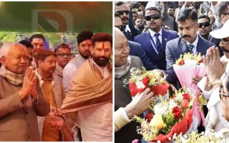 चिराग से चेतन तक: दही-चूड़ा भोज में नीतीश कुमार की मौजूदगी से बढ़ा सियासी ताप