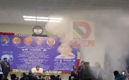 मायावती की प्रेस वार्ता में शॉर्ट सर्किट,मचा हड़कंप,सुरक्षाकर्मियों ने संभाला मोर्चा