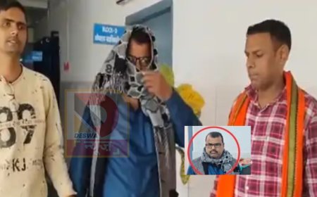 औरंगाबाद में विजिलेंस का छापा: दाउदनगर अनुमंडल अस्पताल का प्रधान लिपिक 2 हजार रिश्वत लेते गिरफ्तार