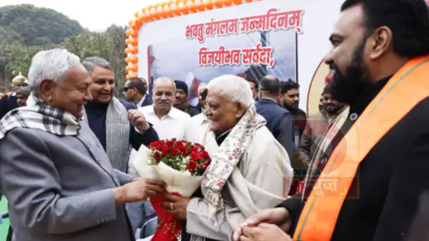 CM नीतीश कुमार ने शकुनी चौधरी को दी जन्मदिन की बधाई, बोले–मैं हमेशा सम्राट के साथ