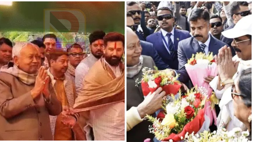 चिराग से चेतन तक: दही-चूड़ा भोज में नीतीश कुमार की मौजूदगी से बढ़ा सियासी ताप