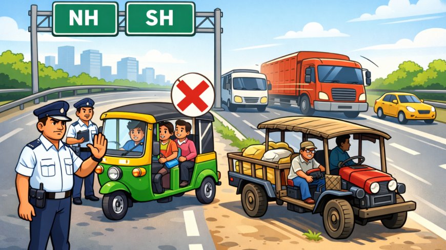 बिहार परिवहन विभाग का बड़ा एक्शन: ई-रिक्शा, जुगाड़ गाड़ियों पर पूरी तरह रोक