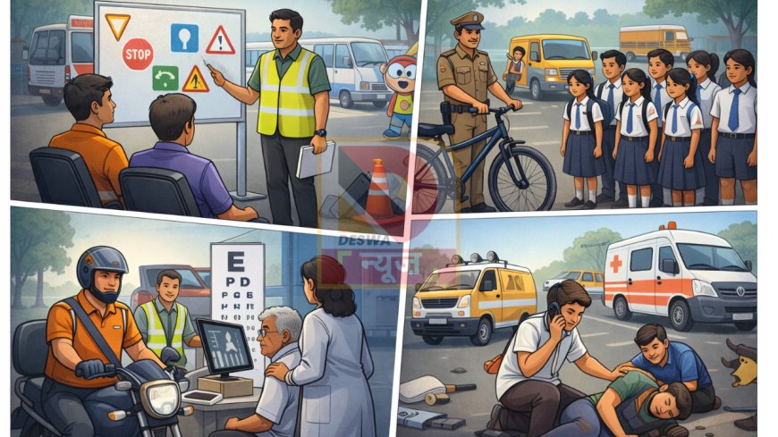 बिहार में सड़क हादसों पर बड़ा अभियान: अब जागरूकता होगी मुख्य हथियार