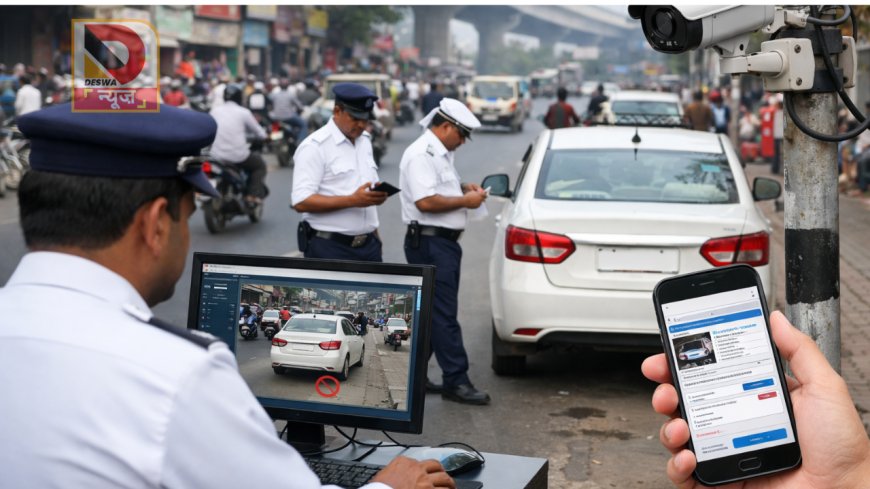 अब पटना में गलत पार्किंग पर नहीं चलेगी चालाकी, कैमरा देखेगा और सीधे मोबाइल पर पहुंचेगा ई-चालान