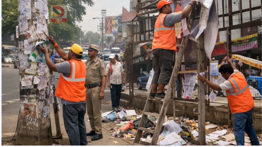 शहर की सूरत बिगाड़ी तो खैर नहीं! पटना में बैनर-पोस्टर लगाने वालों पर कार्रवाई तय