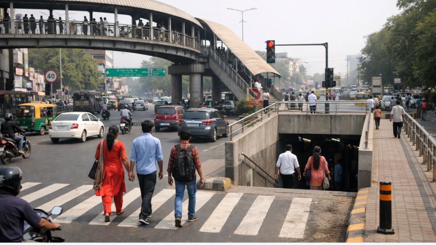 सड़कों पर पैदल यात्रियों को मिलेगी पहली प्राथमिकता, परिवहन विभाग की बड़ी पहल