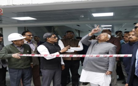 पीएमसीएच के निरीक्षण पर सीएम नीतीश कुमार सख्त, बोले–तय समय में पूरा हो निर्माण कार्य