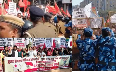 NEET छात्रा मौत मामला: पटना में उग्र प्रदर्शन, महिलाओं ने तोड़ी पुलिस बैरिकेडिंग