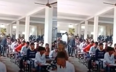 नकल पर सख्ती बेअसर?, दारौंदा सेंटर से वायरल वीडियो ने मचाया हड़कंप,सुरक्षा व्यवस्था पर बड़ा सवाल