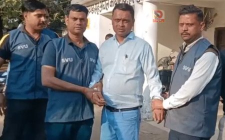 पटना विजिलेंस की बड़ी कार्रवाई ,औरंगाबाद में घूसखोर क्लर्क गिरफ्तार — 10 हजार लेते रंगे हाथ पकड़ा गया