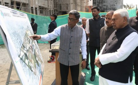 आईजीआईएमएस शेखपुरा का नया अस्पताल जल्द होगा पूर्ण, मुख्यमंत्री नीतीश कुमार ने किया निरीक्षण