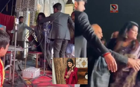 शो के दौरान भड़कीं निशा उपाध्याय, एंकर पर सैंडल उठाने का वीडियो वायरल, लाइव शो में बढ़ती फूहड़ता पर फिर उठे सवाल