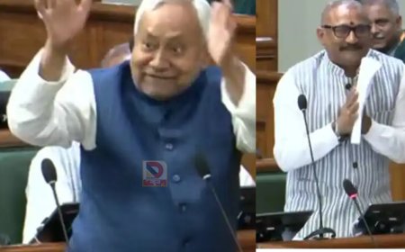 सदन में दिखा सौहार्द का खूबसूरत पल, मुख्यमंत्री नीतीश कुमार ने मंत्री अशोक चौधरी को दिलवाई जन्मदिन की बधाई