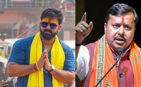 दिल्ली में BJP अध्यक्ष  नितिन नवीन से मिले पवन सिंह, राज्यसभा उम्मीदवारी को लेकर बढ़ी सियासी चर्चा,बोले- जो मालिक चाहेंगे वही होगा