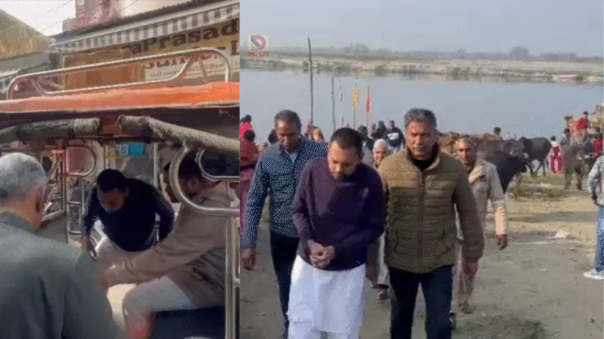 वृंदावन की गलियों में आम श्रद्धालु की तरह दिखे निशांत कुमार, न राजनीति, न तामझाम, बस भक्ति और सादगी