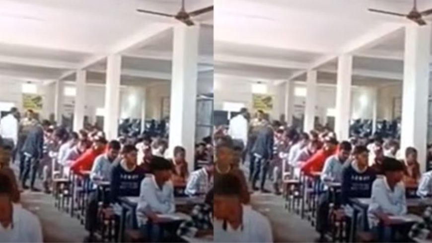 नकल पर सख्ती बेअसर?, दारौंदा सेंटर से वायरल वीडियो ने मचाया हड़कंप,सुरक्षा व्यवस्था पर बड़ा सवाल