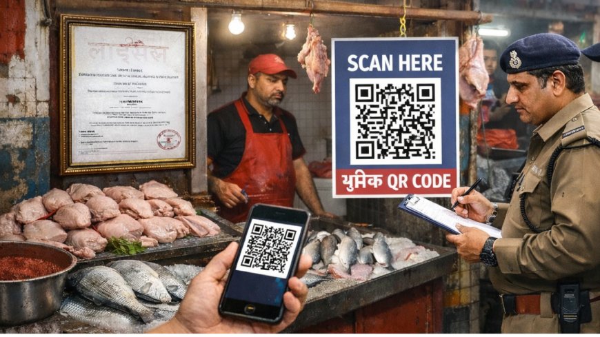 पटना नगर निगम का बड़ा फैसला: अब बिना लाइसेंस नहीं बिकेगा मांस-मछली, हर दुकान को मिलेगा यूनिक QR कोड