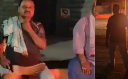 पूर्व विधायक गोपाल मंडल फिर विवादों में, होलिका दहन में हथियार लहराते दिखे,SSP ने दिए जांच के आदेश