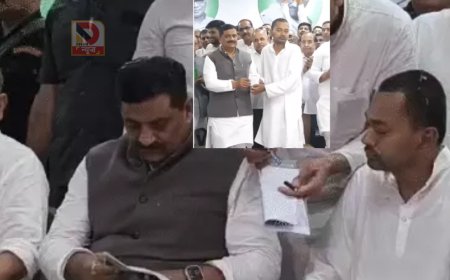 JDU में शामिल हुए निशांत कुमार, सीएम नीतीश नहीं रहे मौजूद, नेताओं के पैर छूकर लिया आशीर्वाद