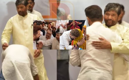 खगड़िया में चाचा-भतीजे की मुलाकात बनी चर्चा का विषय, भावुक हुए चिराग पासवान