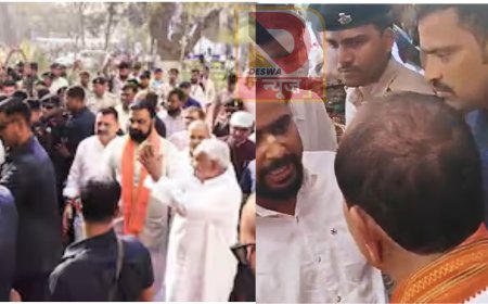 सीएम नीतीश के कार्यक्रम में हंगामा, पटना यूनिवर्सिटी में गूंजे "सम्राट Go Back" के नारे, विरोध के बीच हुआ उद्घाटन