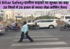 Rural Bihar Safety:ग्रामीण सड़कों पर सुरक्षा का बड़ा कदम: 38 जिलों में 26 हजार से ज्यादा जेब्रा क्रॉसिंग तैयार