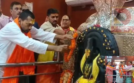 सोनपुर के बाबा हरिहरनाथ मंदिर पहुंचे निशांत कुमार, समर्थकों ने किया भव्य स्वागत