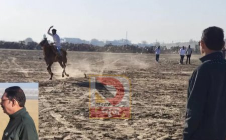 बाहुबली अनंत सिंह का नया अंदाज!,काला चश्मा-ट्रैक सूट में दिखे, JP सेतु पर बेटे को सिखाई घुड़सवारी
