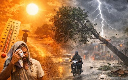 बिहार में मौसम का डबल अटैक: एक ओर भीषण गर्मी, दूसरी तरफ आंधी-बिजली का खतरा
