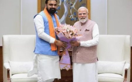 मुख्यमंत्री बनने के बाद पहली बार दिल्ली पहुंचे सम्राट चौधरी: पीएम मोदी से की मुलाकात