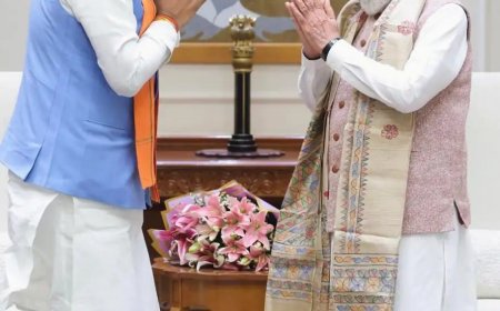 मुख्यमंत्री बनने के बाद पहली बार दिल्ली पहुंचे सम्राट चौधरी: पीएम मोदी से की मुलाकात