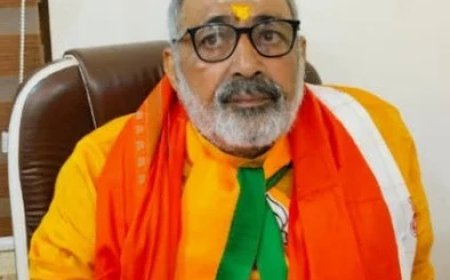 ‘लालू की पाठशाला’ पर गिरिराज का करारा तंज, परिवारवाद को बताया वजह