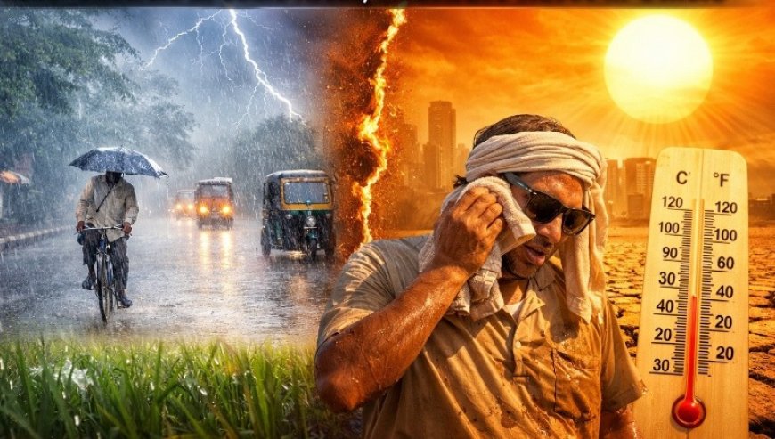 बिहार में मौसम का डबल अटैक: कहीं राहत की बूंदें, तो कहीं लू का कहर