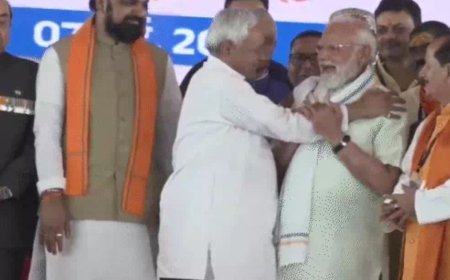 गांधी मैदान में शपथ समारोह के दौरान चर्चा में रहे नीतीश कुमार, मंच पर दिखे कई दिलचस्प पल