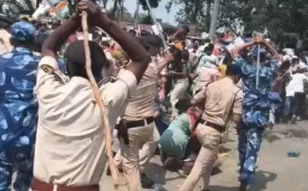 TRE-4 अभ्यर्थियों पर लाठीचार्ज के विरोध में आज पूरे बिहार में CM सम्राट चौधरी का पुतला दहन