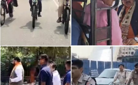पैदल, साइकिल और ई-रिक्शा के सहारे चला बिहार, नो व्हीकल डे पर दिखी नई पहल