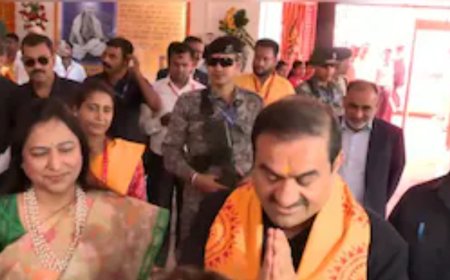 गौतम अदाणी पहली बार पहुंचे सारण, ग्रामीण आई केयर नेटवर्क और बड़े निवेश की घोषणा