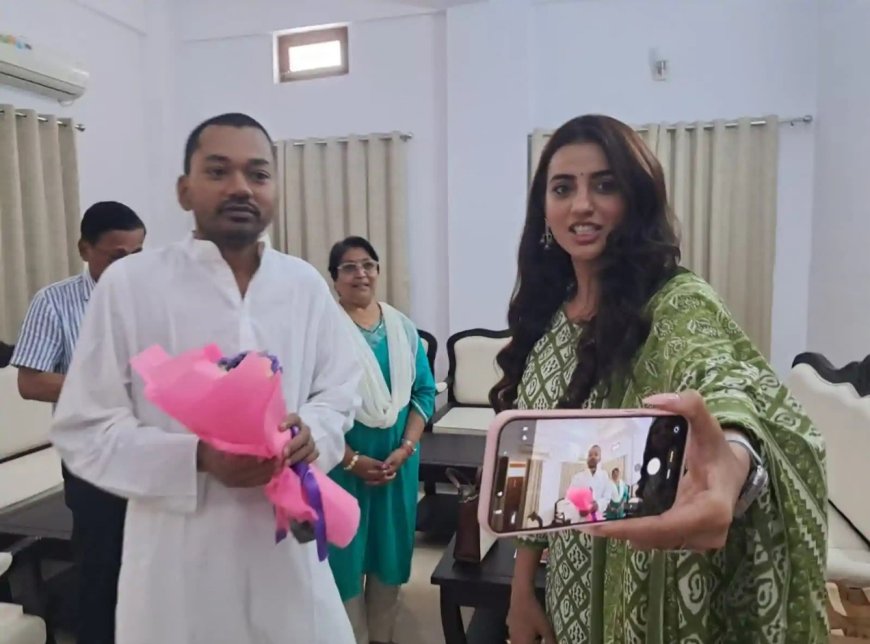 मंत्री बनने के बाद लगातार एक्टिव निशांत कुमार, अक्षरा सिंह संग मुलाकात ने खींचा ध्यान