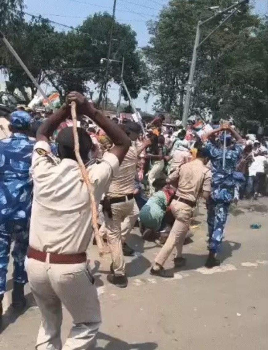 TRE-4 अभ्यर्थियों पर लाठीचार्ज के विरोध में आज पूरे बिहार में CM सम्राट चौधरी का पुतला दहन