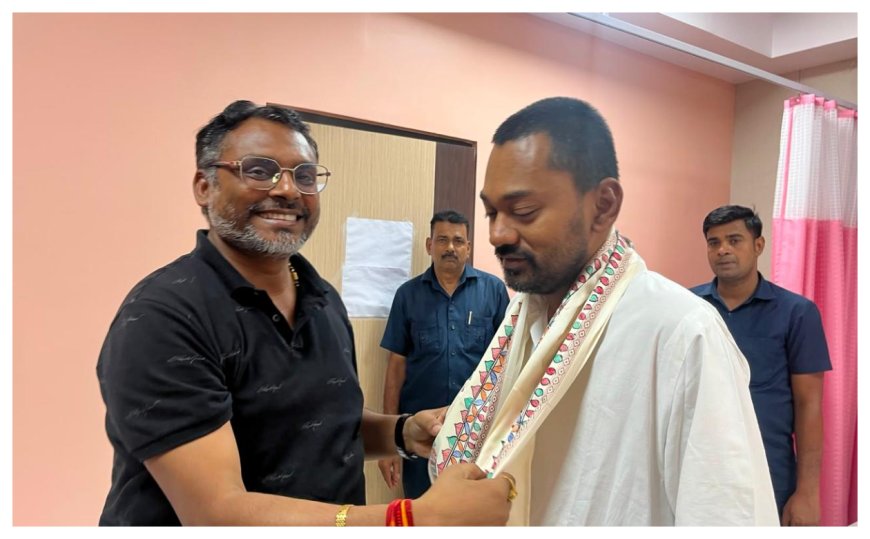 सारा हॉस्पिटल पहुंचे स्वास्थ्य मंत्री निशांत कुमार, स्वास्थ्य सुविधाओं की जमकर की सराहना 
